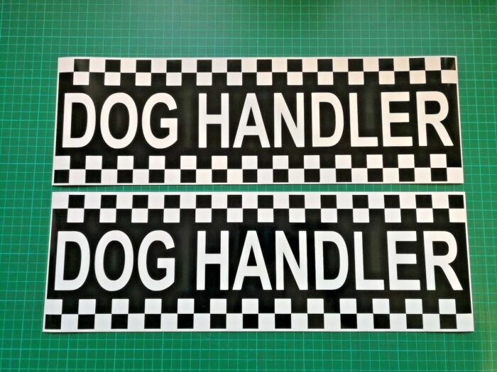 Dog Handler Battenberg sign