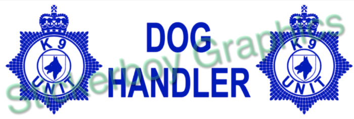 Dog Handler K9 Unit