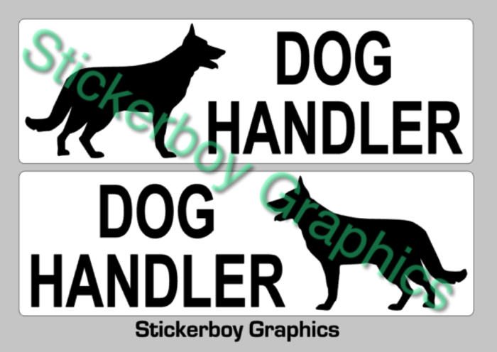 Dog Handler sign