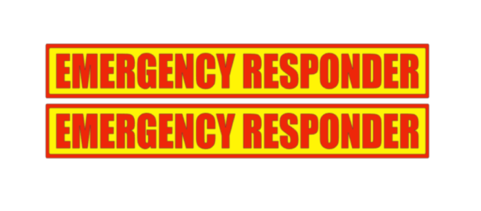 Emergency Responder signs