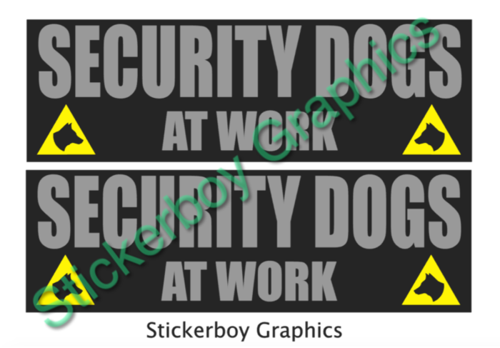Security Dogs at work