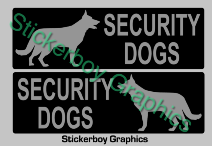 Security Dogs grey and black