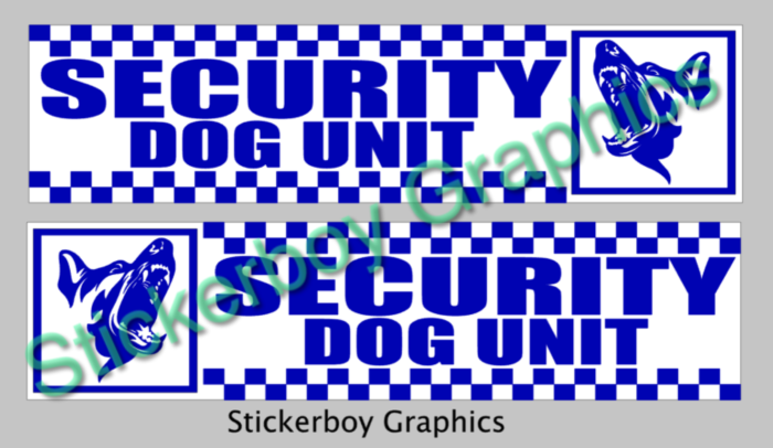 Security dog unit
