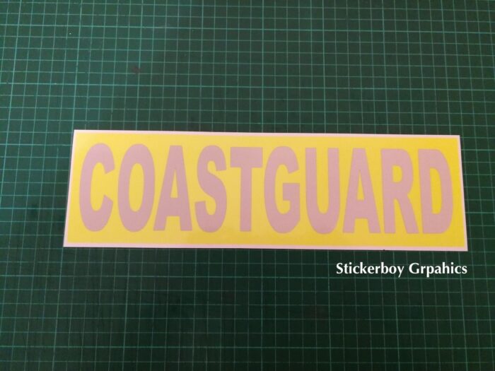 Coastguard sign
