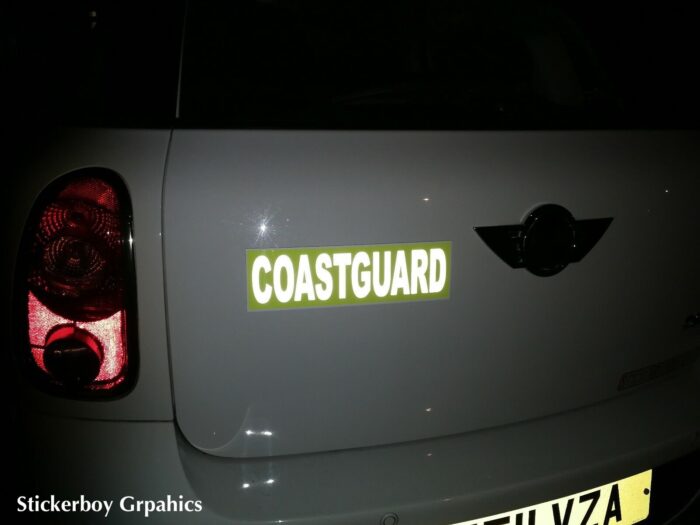 Coastguard sign