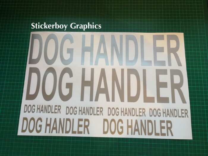 Dog Handler stickers