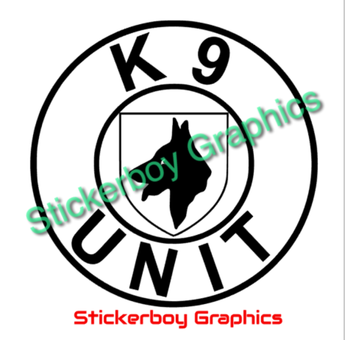 K9 Unit circle sign