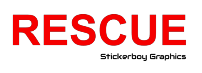 Rescue sticker