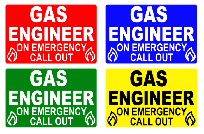 Gas engineer on emergency call out