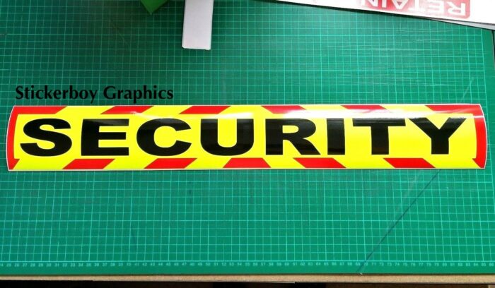 Security chevron sign