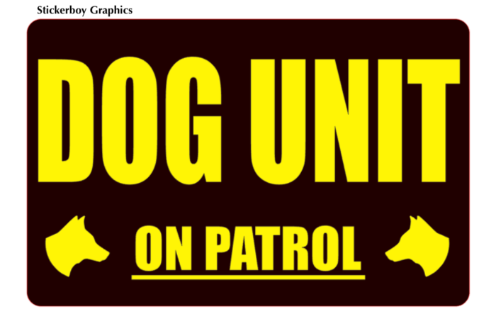 Dog Unit on Patrol dash card