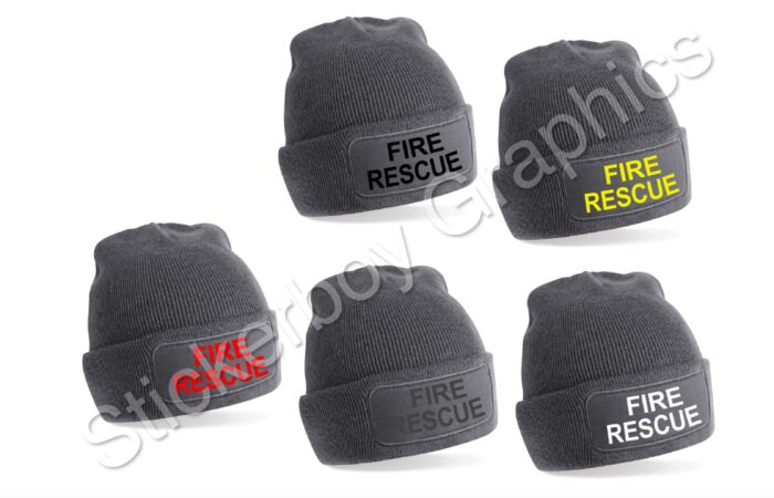 Fire Rescue Beanie Hat