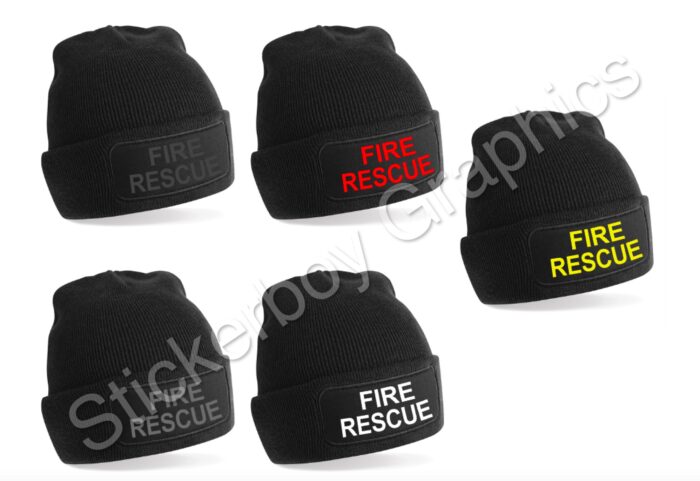 Fire Rescue Beanie Hat