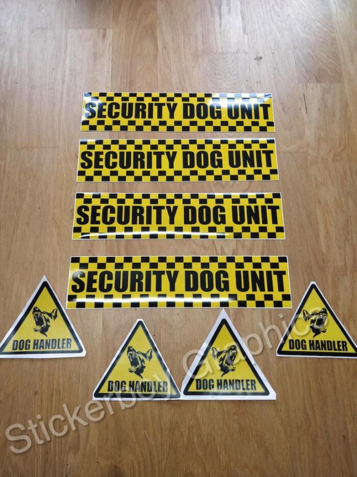 Security dog unit set of 8 battenberg.2