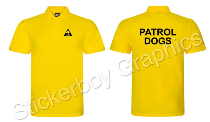 Polo-shirt Patrol dogs with triangle