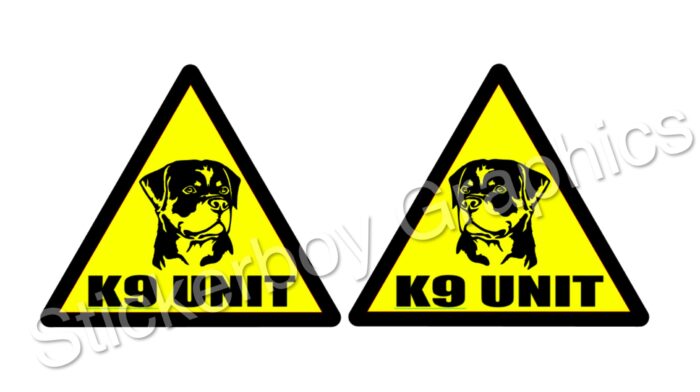 Rottweiler K9 Unit triangle