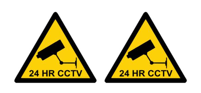 CCTV stickers