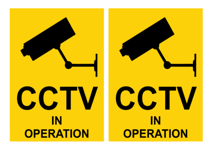 CCTV stickers
