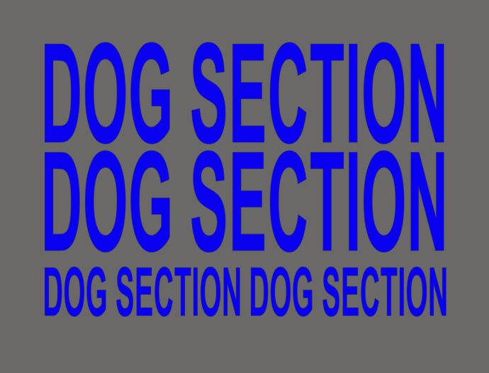 Dog Section stickers